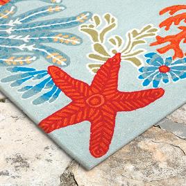 Liora Manne Ravella Ocean Scene Rectangle Area Rug