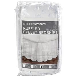 Ruffled Eyelet Bed Skirt