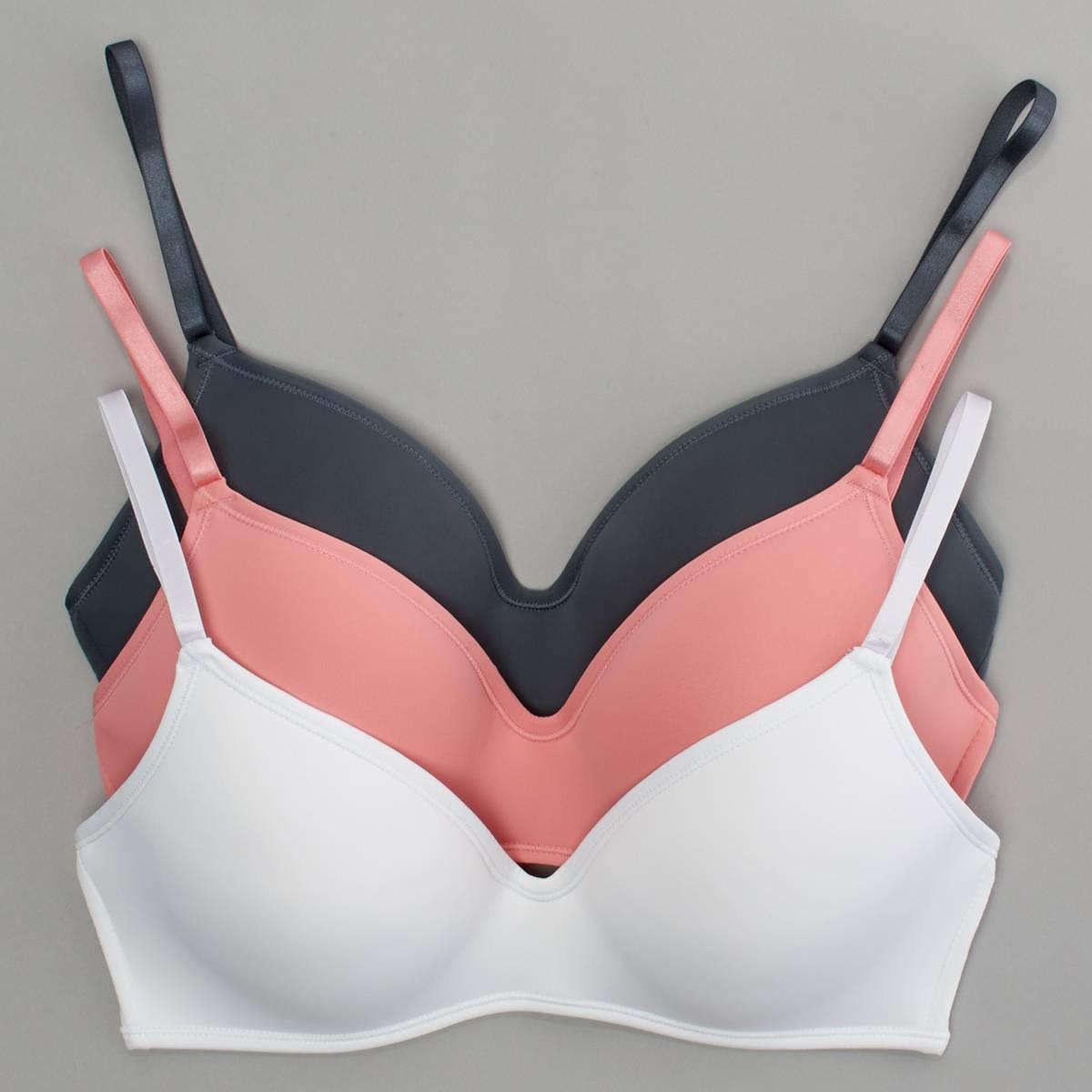 Womens René Rofé® 3pk. Weekender Bras B26009H3-WRET