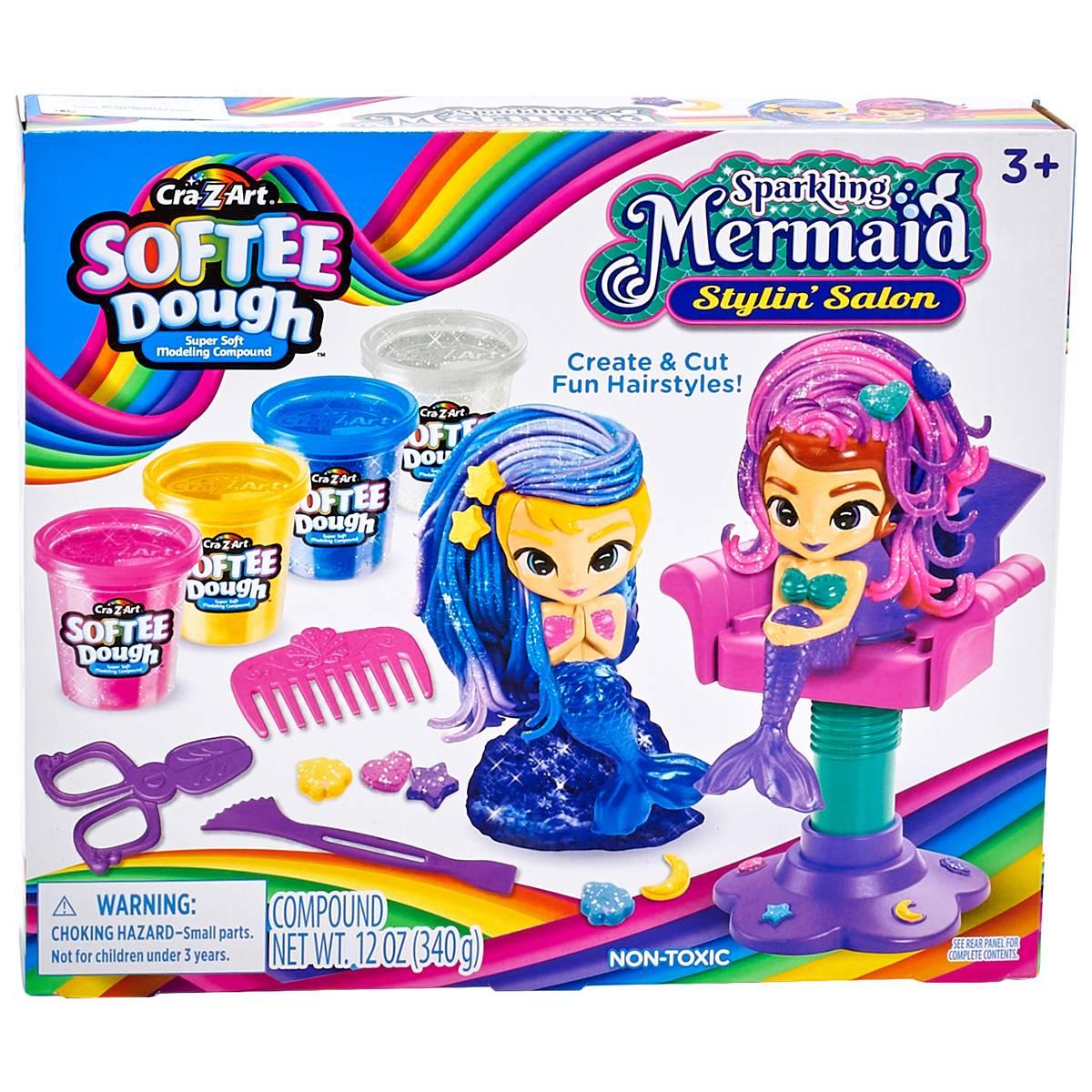Cra-Z-Art(tm) Softee Dough Sparkling Mermaid Stylin'' Salon