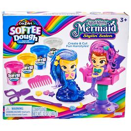 Cra-Z-Art(tm) Softee Dough Sparkling Mermaid Stylin'' Salon