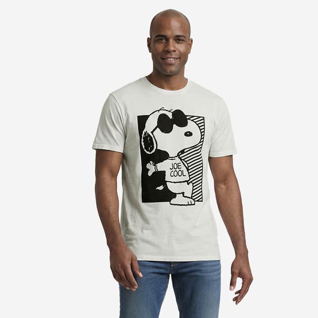 Young Mens Peanuts™ Joe Cool Snoopy Graphic Tee