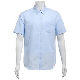 Mens Chaps Seersucker Plaid Button Down Shirt - Beach Blue