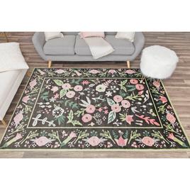 Rugs America™ Valentina Gardenia Pink Onyx Floral Area Rug