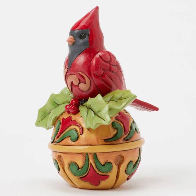 Jim Shore Cardinal on Jingle Bell