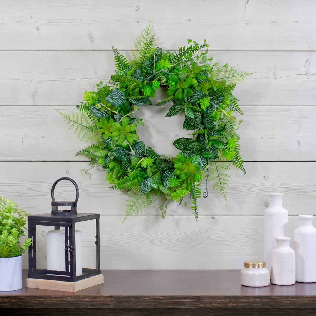 Northlight Seasonal Artificial Maidenhair Fern Spring Wreath