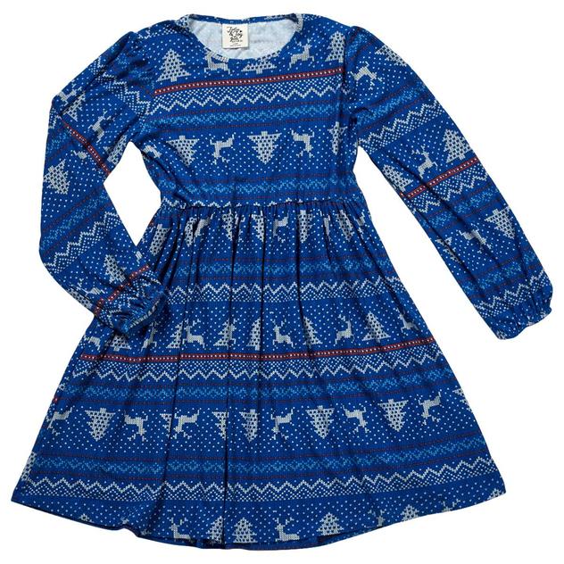 Girls (7-16) Jolie & Joy Nordic Yummy Ugly Christmas Dress