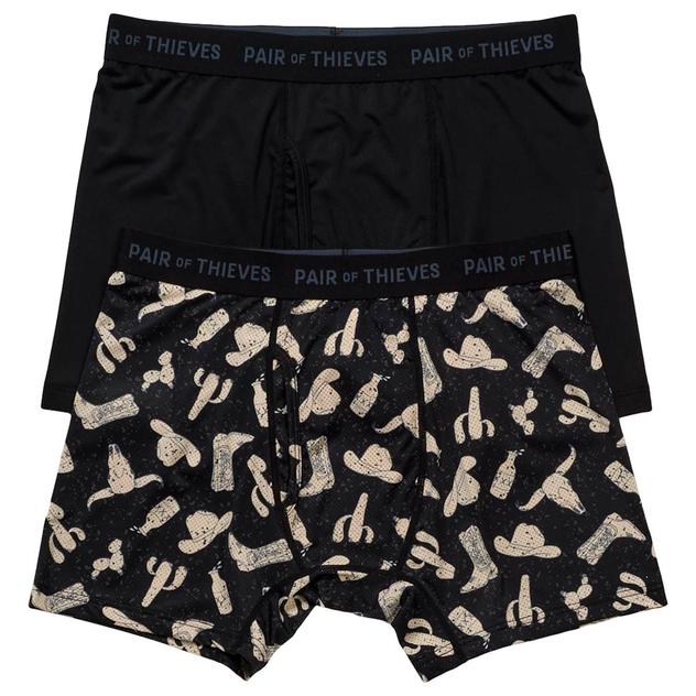 Mens Pair of Thieves 2pk. Super Fit Cowboy Boot Boxer Briefs