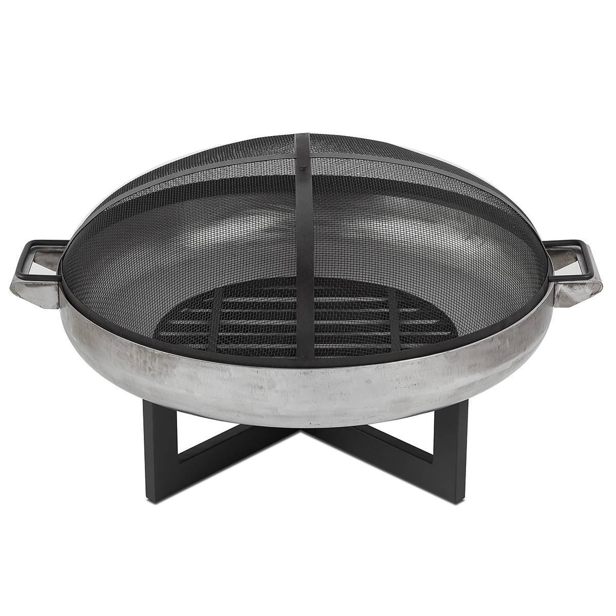 Real Flame La Porte 31in. Round Steel Wood Burning Fire Pit