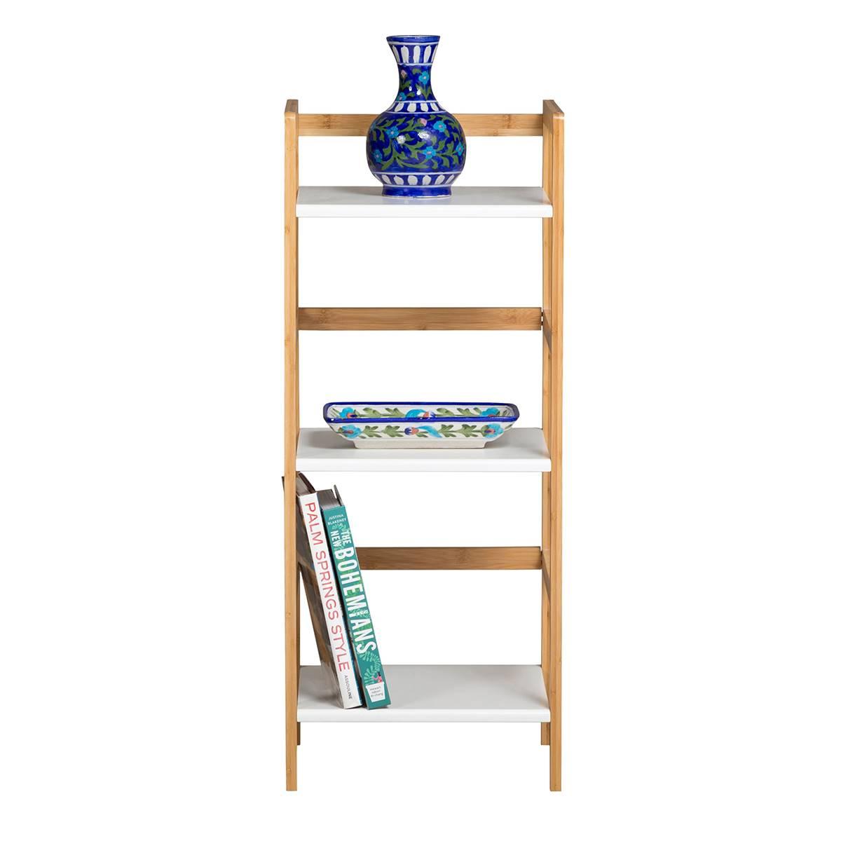 eccostyle™ 3-Tier Bamboo Frame Stackable Tower Shelf
