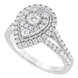 Diamond Classics(tm) 10kt. White Gold 1ctw. Diamond Bridal Ring