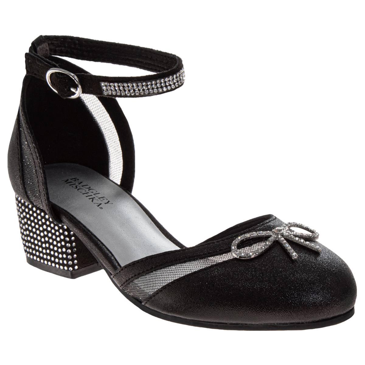 Little Girls Badgley Mischka(R) Buckle Dress Sandals