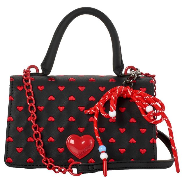 Luv Betsey by Betsey Johnson Evie Heart Satchel w/ Puffy Charm