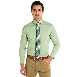 Mens Architect(R) Slim Fit Long Sleeve Dress Shirt - Asparagus