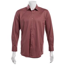 Mens Tom Baine Regular Fit Performance Dress Shirt - Rust
