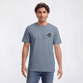 Mens IZOD(R) Airborne Fish Short Sleeve Tee