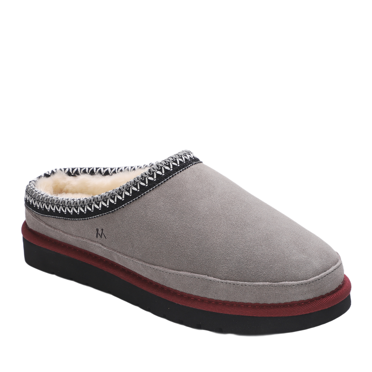 Mens Mykos Jaden Suede Clog Slippers