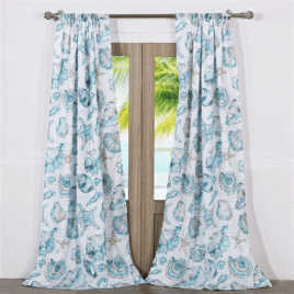 Greenland Home Fashions(tm) Cruz 2pc. Curtain Panel Set