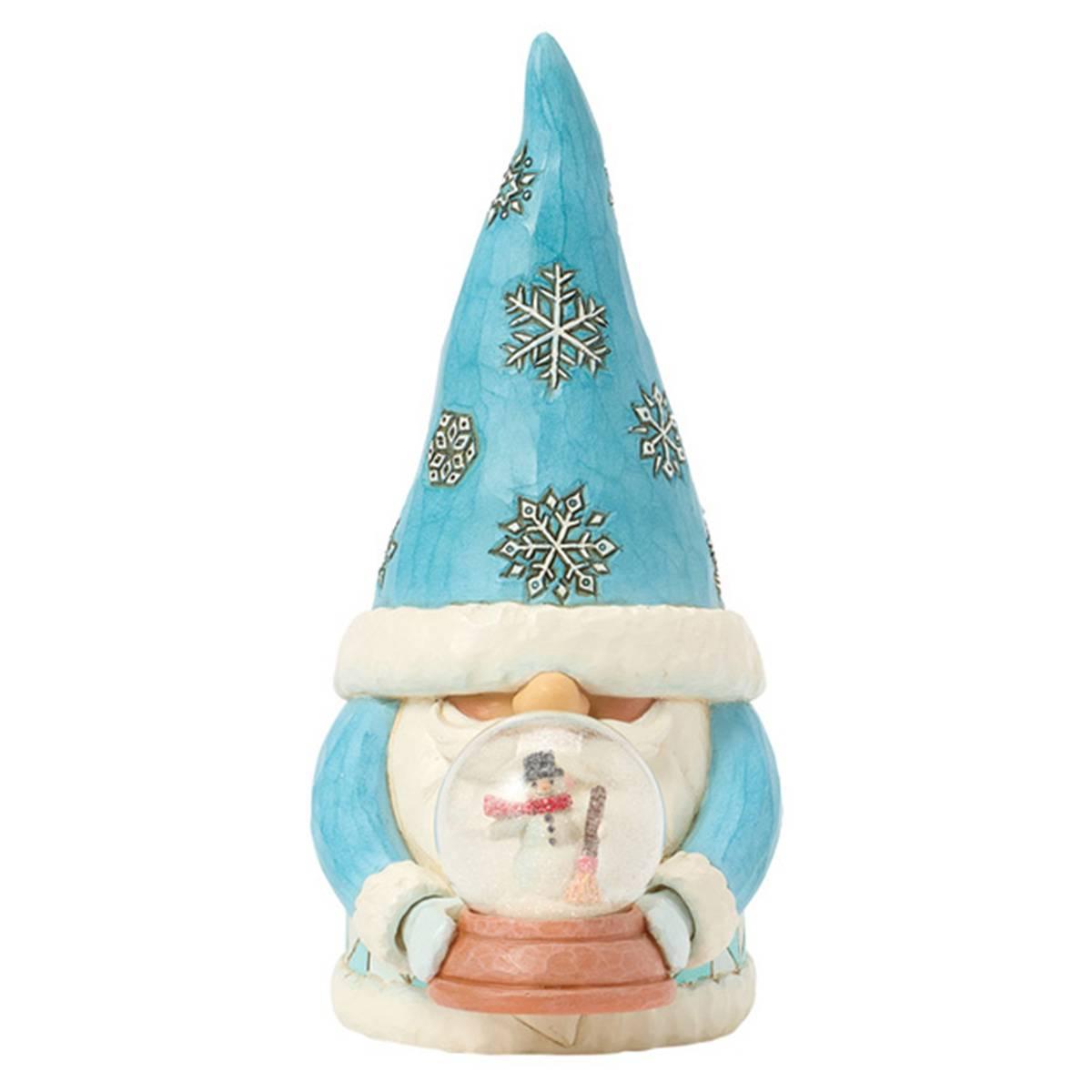 Jim Shore Gnome with Mini Globe Christmas Figurine