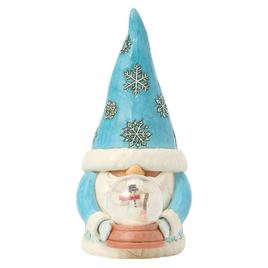 Jim Shore Gnome with Mini Globe Christmas Figurine