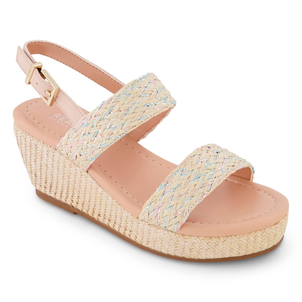 Big Girls Kenneth Cole(R) Anastasia Camille Wedge Sandals