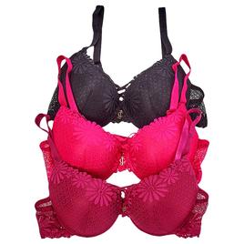 Womens Juicy Couture 3Pk Bra - JC5250-3PKBN