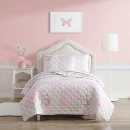 Laura Ashley Ellyn Microfiber Quilt Set