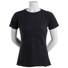 Womens Spyder Short Sleeve Peached Crew Neck Tee