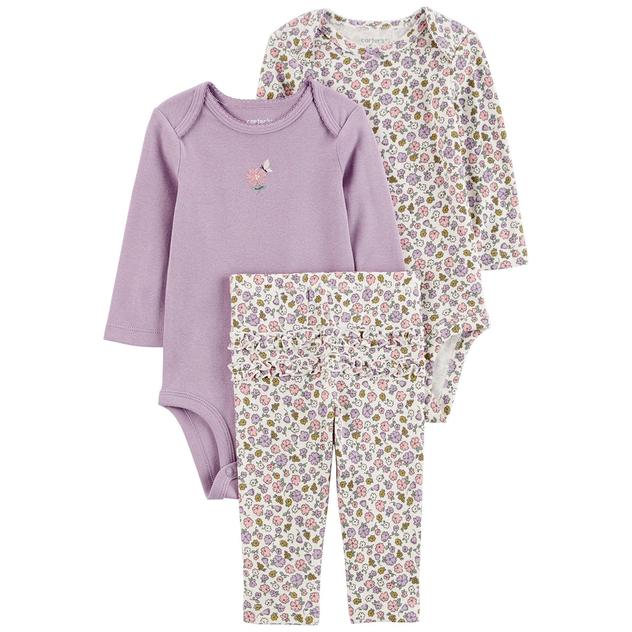 Baby Girl (NB-24M) Carter’s® 3pc. Little & Lovely Floral Set
