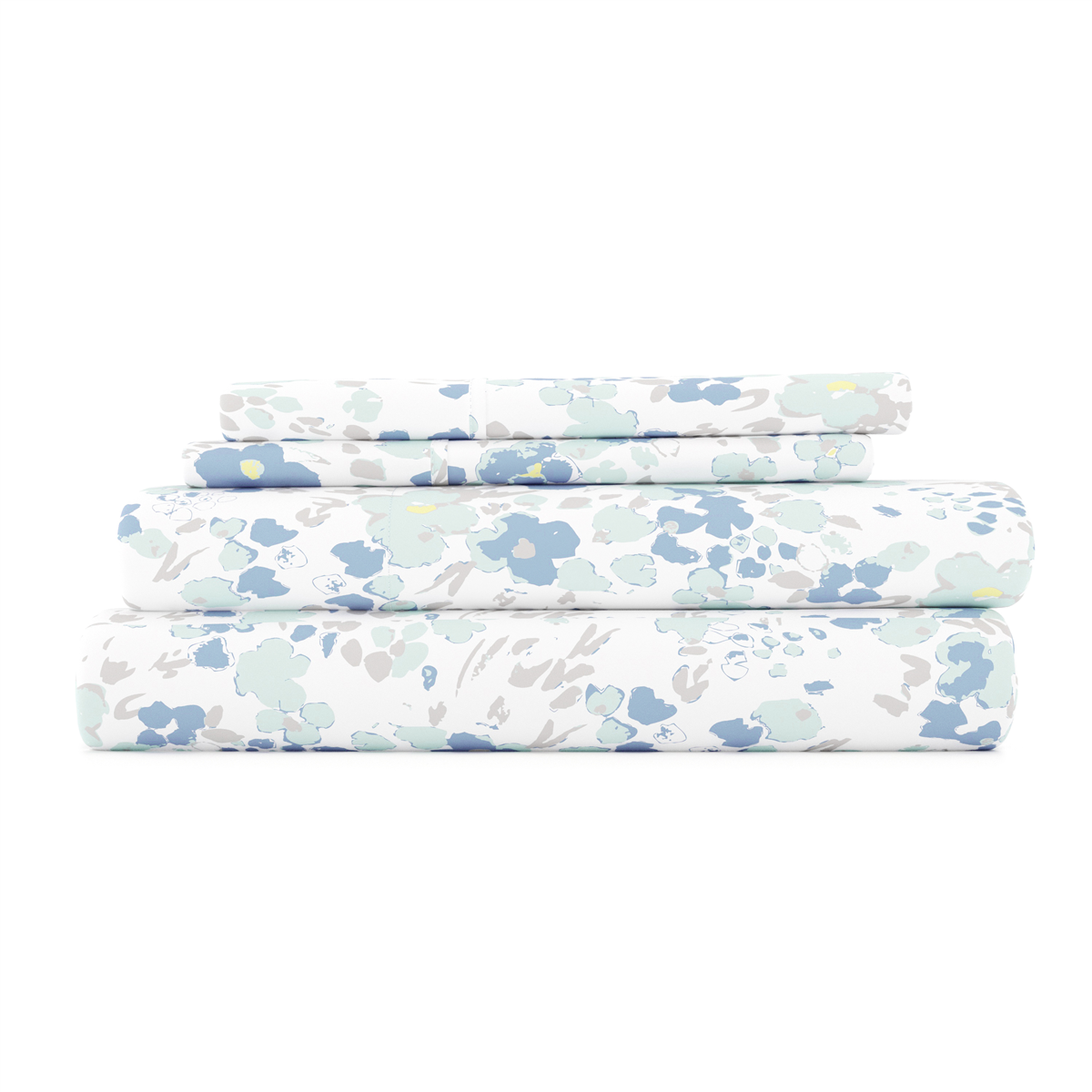 Soft Essentials 4pc. Ultra Soft Garden Farmhouse Violet Sheet Set
