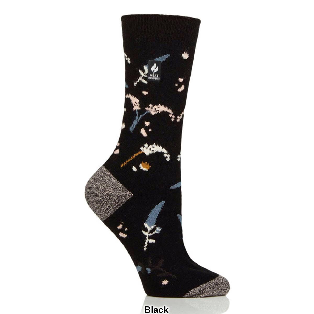Womens Heat Holders® Eloise Ultra Lite™ Floral Crew Socks