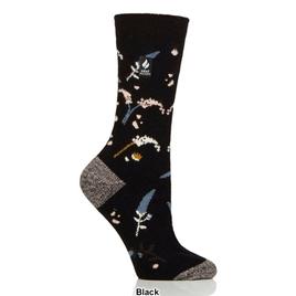 Womens Heat Holders® Eloise Ultra Lite™ Floral Crew Socks