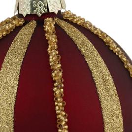 Northlight Seasonal 4in. Striped Christmas Ornaments - Set of 2