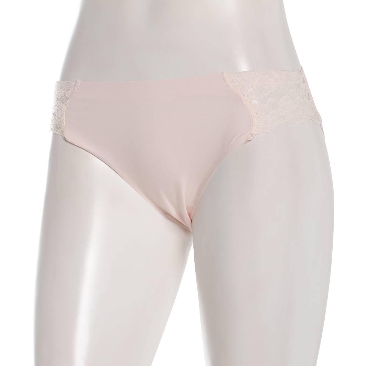 Womens Laura Ashley(R) Floral Lace Bikini Panties - LS8390H