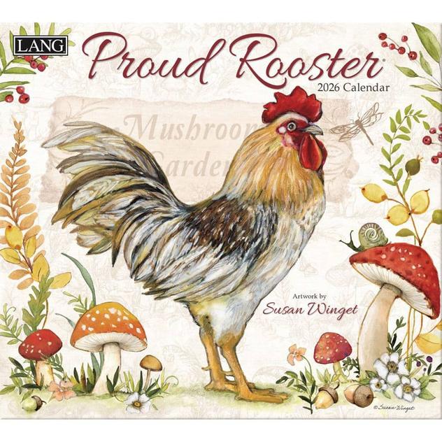 Lang® 2026 Proud Rooster Wall Calendar