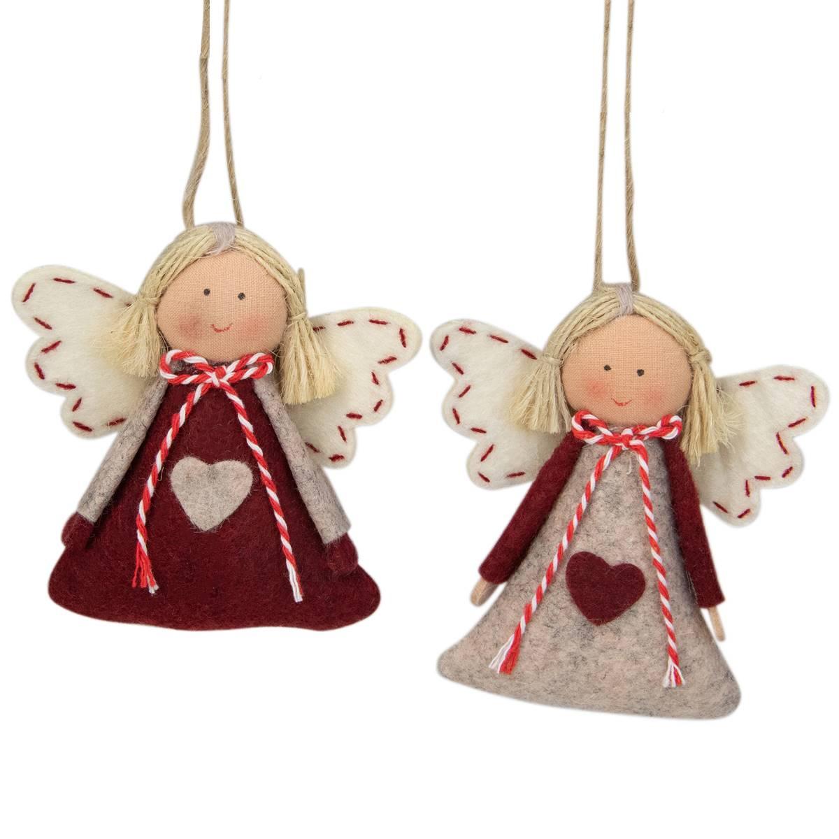Northlight Seasonal 3.5in. Angel Christmas Ornaments - Set of 2