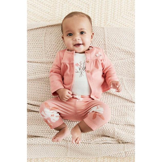 Baby Girl (NB-12M) Carter's® 3pc. Dainty Floral Cardigan Set