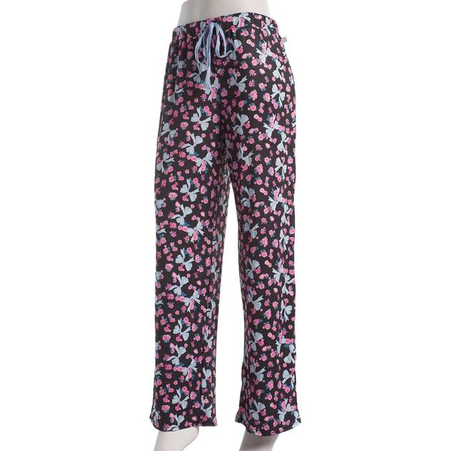 Womens Jessica Simpson Bow Floral Pajama Pants