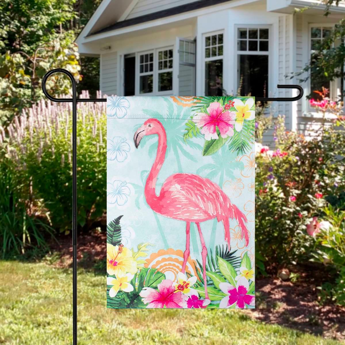 Northlight Seasonal Tropical Flamingo Spring Garden Flag