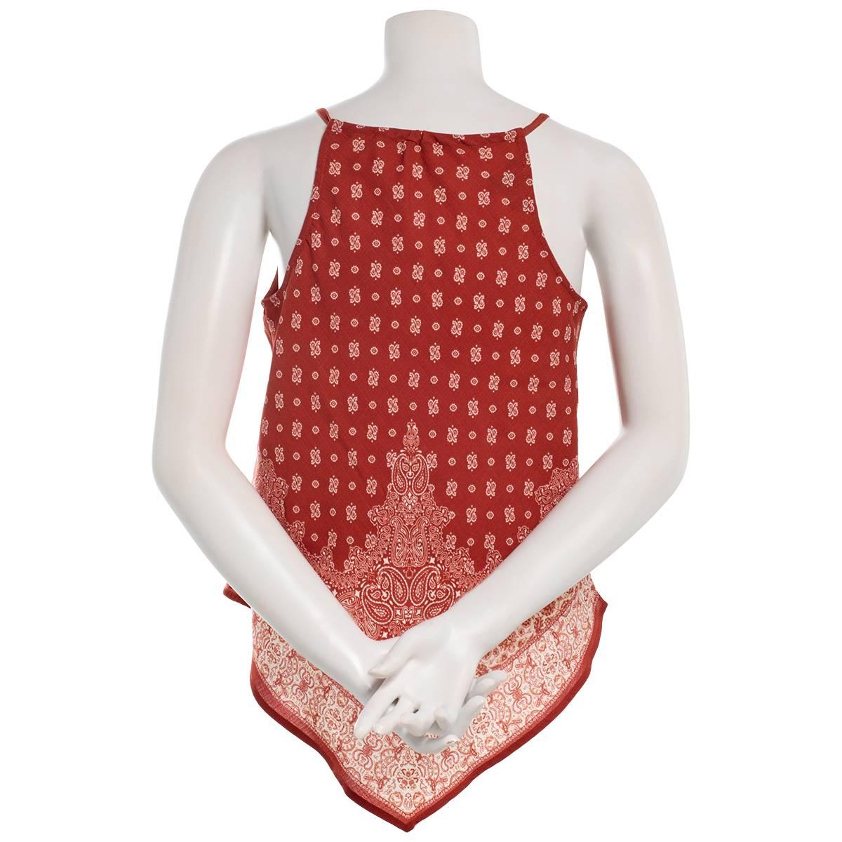 Juniors A. Byer Paisley Bandana Scarf Camisole