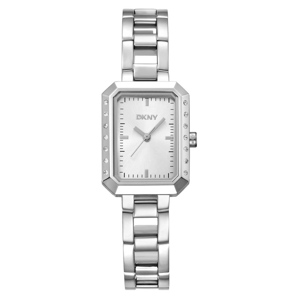 Womens DKNY Uptown Glitz Silver Bracelet Watch - DK1L010M0015