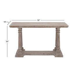 9th & Pike® Rectangular Textured Wood Console Table