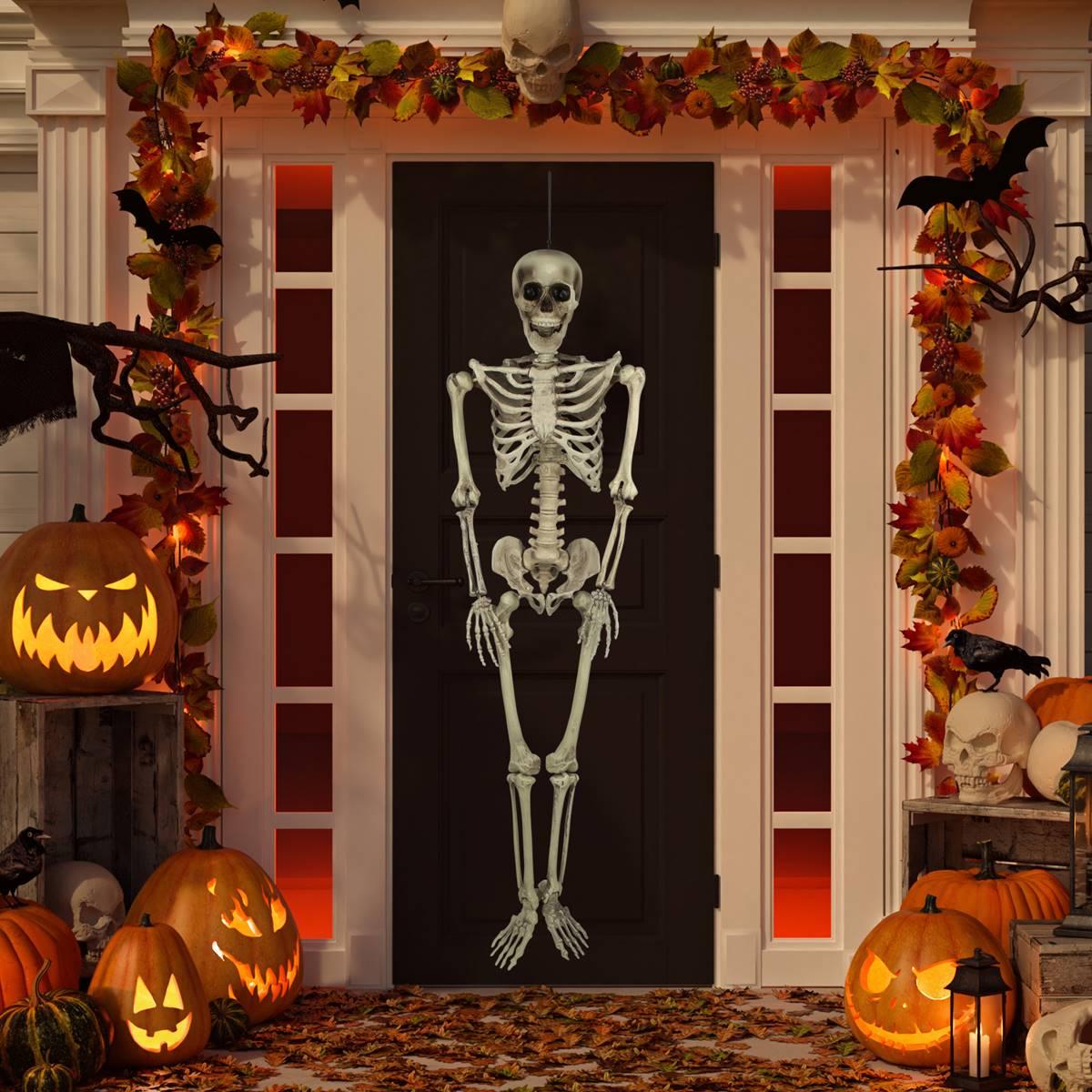 Northlight Seasonal 5ft. Life Size Skeleton Halloween Decoration