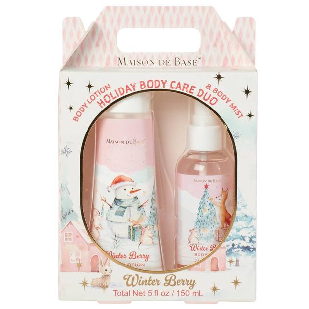 Maison De Base Winter Berry Holiday Body Care Duo