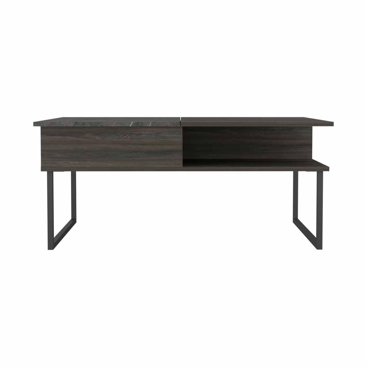 FM FURNITURE Dayton Carbon Espresso Lift Top Coffee Table