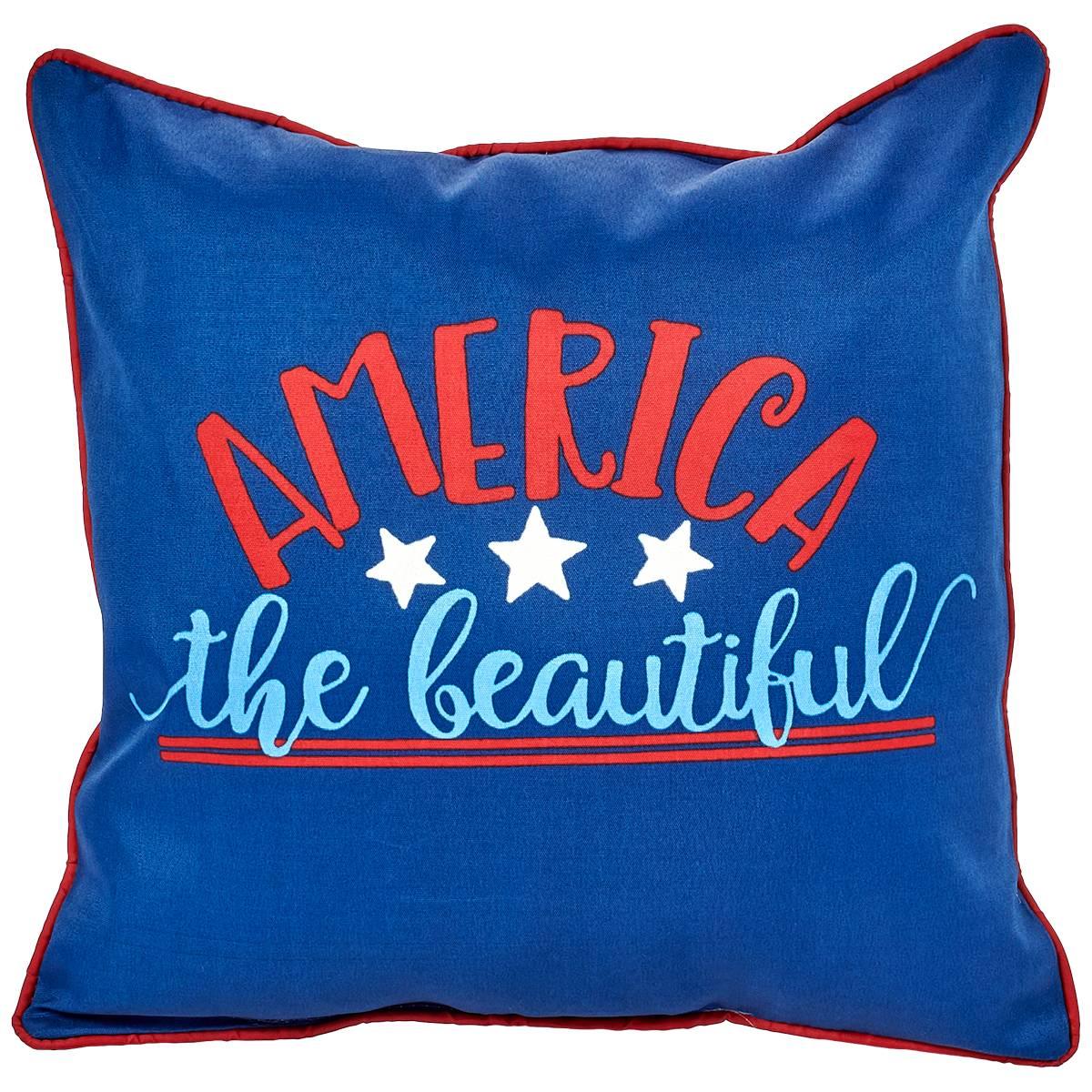 Jordan Manufacturing America the Beautiful Outdoor Toss Pillow