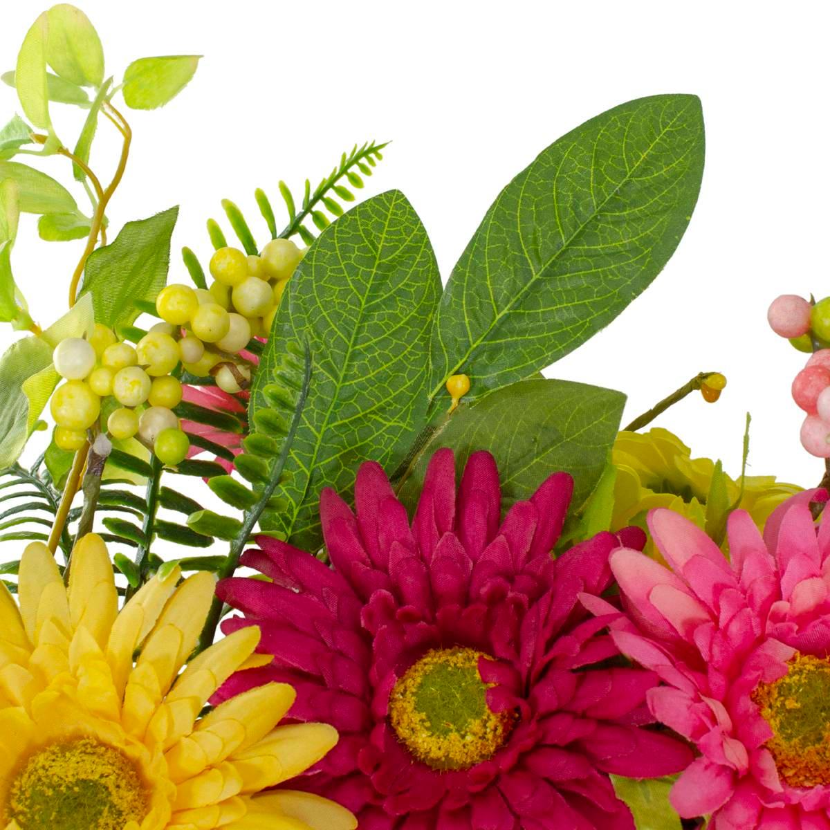 Northlight Seasonal Artificial Chrysanthemum & Daisy Wreath