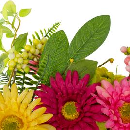 Northlight Seasonal Artificial Chrysanthemum & Daisy Wreath