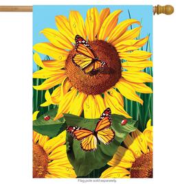 Briarwood Lane Sunflower Field House Flag