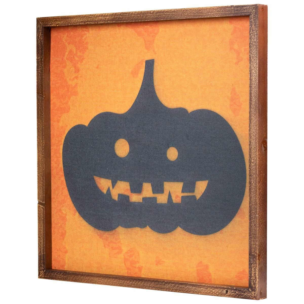 Northlight Seasonal 15.75in. Jack O Lantern Halloween Wall Sign